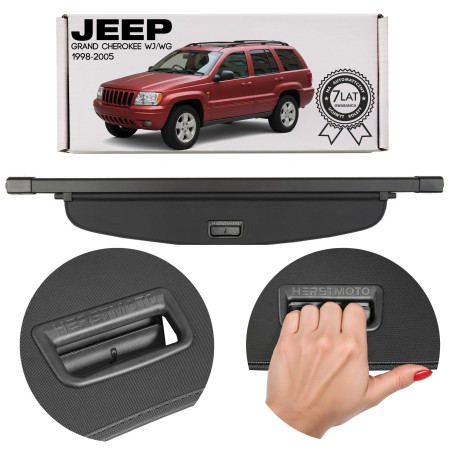 JEEP GRAND CHEROKEE II WJ/WG 1998-2005 CAPPELLIERA COPRIBAGAGLI NERA 5FS271T5AB (Cod. AP-35518_A4x4)
