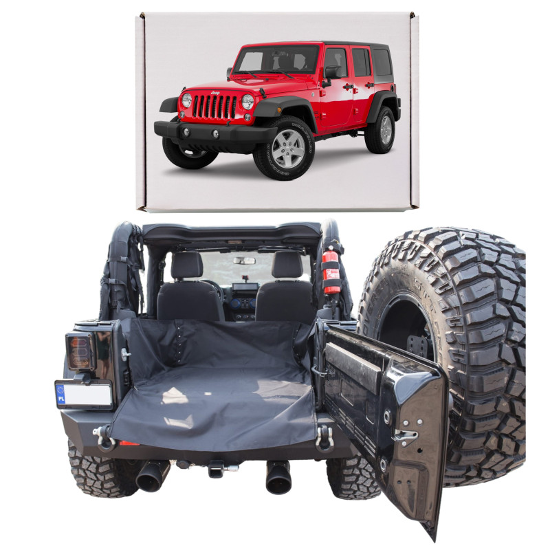 JEEP WRANGLER JK 2007-2018 TAPPETINO PROTETTIVO BAGAGLIAIO (Cod. AP-35532_A4x4)