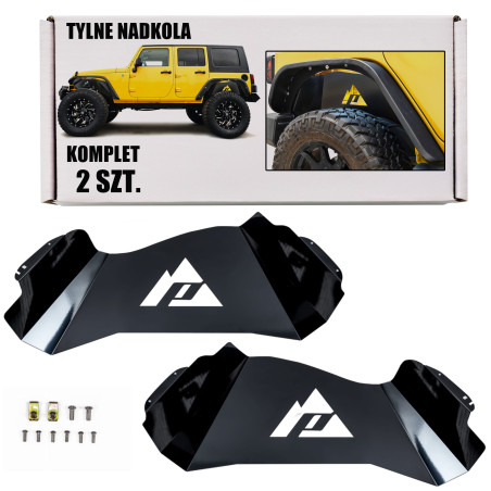 JEEP WRANGLER JK JKU 2007-2018 POSTERIORI INTERNI PASSARUOTA IN ALLUMINIO (Cod. AP-35538_A4x4)