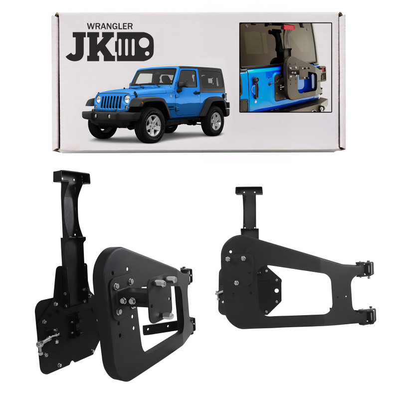 JEEP WRANGLER JK 2007-2018 RINFORZATO SUPPORTO RUOTA DI SCORTA (Cod. AP-35539_A4x4)