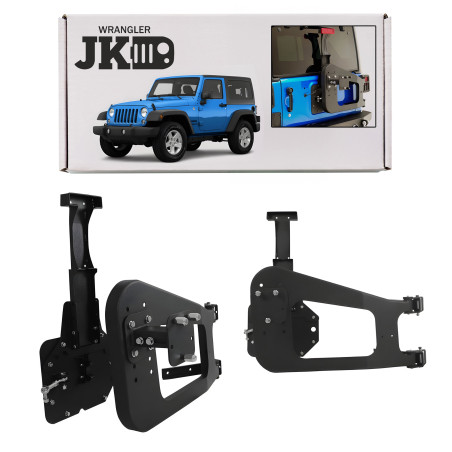 JEEP WRANGLER JK 2007-2018 RINFORZATO SUPPORTO RUOTA DI SCORTA (Cod. AP-35539_A4x4)
