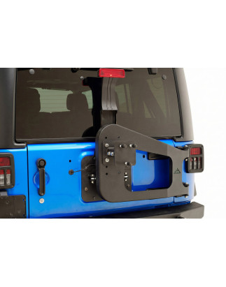 JEEP WRANGLER JK 2007-2018 RINFORZATO SUPPORTO RUOTA DI SCORTA (Cod. AP-35539_A4x4)