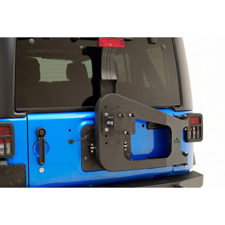 JEEP WRANGLER JK 2007-2018 RINFORZATO SUPPORTO RUOTA DI SCORTA (Cod. AP-35539_A4x4)