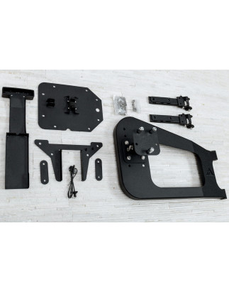 JEEP WRANGLER JK 2007-2018 RINFORZATO SUPPORTO RUOTA DI SCORTA (Cod. AP-35539_A4x4)