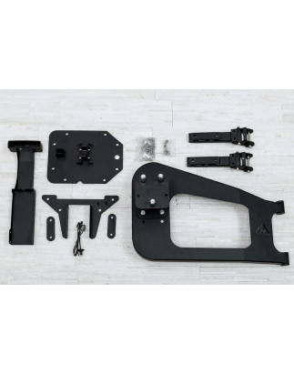 JEEP WRANGLER JK 2007-2018 RINFORZATO SUPPORTO RUOTA DI SCORTA (Cod. AP-35539_A4x4)