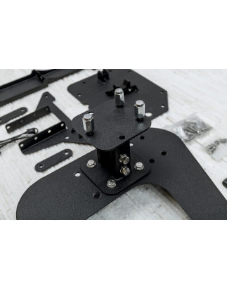 JEEP WRANGLER JK 2007-2018 RINFORZATO SUPPORTO RUOTA DI SCORTA (Cod. AP-35539_A4x4)