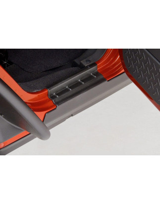 JEEP WRANGLER JK 2007-2018 4 PORTE PANNELLI PROTETTIVO SOTTOPORTA KIT 2 PEZZI (Cod. AP-35543_A4x4)