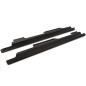 JEEP WRANGLER JK 2007-2018 4 PORTE PANNELLI PROTETTIVO SOTTOPORTA KIT 2 PEZZI (Cod. AP-35543_A4x4)