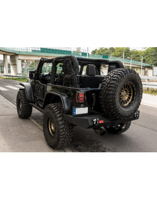 JEEP WRANGLER JK 2007-2018 VERSIONE USA SUPPORTO POSTERIORE TARGA OEM 68064720AA (Cod. AP-35544_A4x4