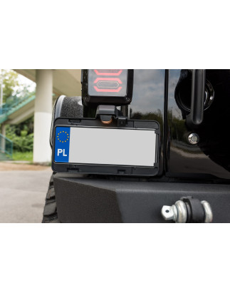 JEEP WRANGLER JK 2007-2018 VERSIONE USA SUPPORTO POSTERIORE TARGA OEM 68064720AA (Cod. AP-35544_A4x4