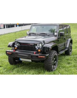 JEEP WRANGLER JK 2007-2018 MASCHERINA ANTERIORE GLADIATOR (Cod. AP-35547_A4x4)