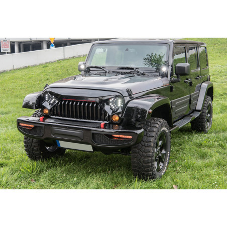 JEEP WRANGLER JK 2007-2018 MASCHERINA ANTERIORE GLADIATOR (Cod. AP-35547_A4x4)