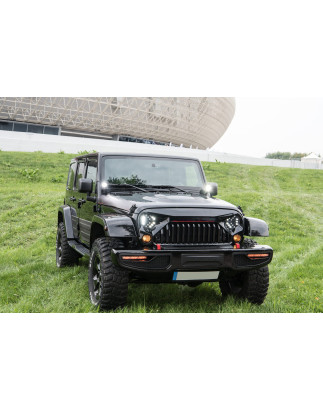 JEEP WRANGLER JK 2007-2018 MASCHERINA ANTERIORE GLADIATOR (Cod. AP-35547_A4x4)