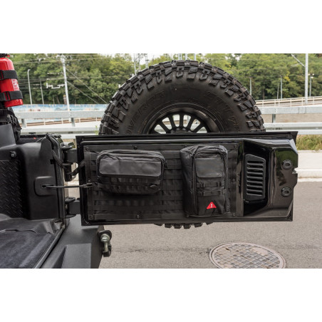 JEEP WRANGLER JK 2007-2018 ORGANIZER E KIT DI PRIMO SOCCORSO PORTELLONE POSTERIORE (Cod. AP-35550_A4