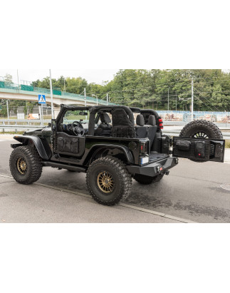 JEEP WRANGLER JK 2007-2018 ORGANIZER E KIT DI PRIMO SOCCORSO PORTELLONE POSTERIORE (Cod. AP-35550_A4