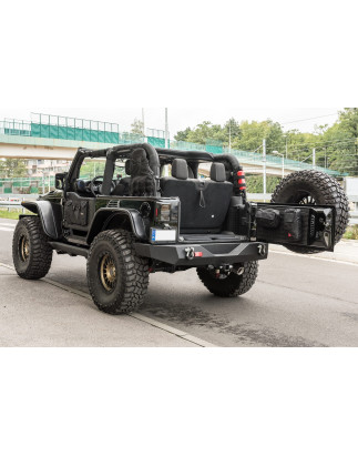 JEEP WRANGLER JK 2007-2018 ORGANIZER E KIT DI PRIMO SOCCORSO PORTELLONE POSTERIORE (Cod. AP-35550_A4