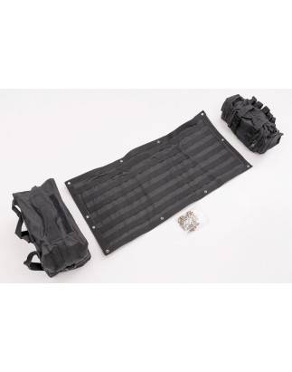 JEEP WRANGLER JK 2007-2018 ORGANIZER E KIT DI PRIMO SOCCORSO PORTELLONE POSTERIORE (Cod. AP-35550_A4