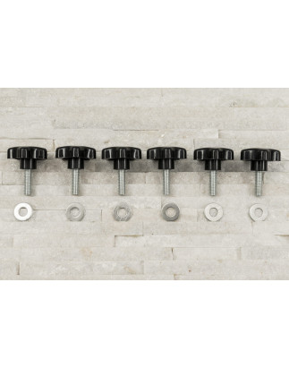JEEP WRANGLER JK 2007-2018 2 PORTE KIT VITI RAPIDO MONTAGGIO TETTO RIGIDO (Cod. AP-35552_A4x4)