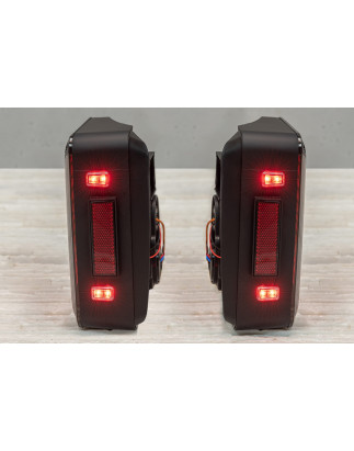 JEEP WRANGLER JK 2007-2018 FANALI POSTERIORI LED MODELLO ARROW (Cod. AP-35553_A4x4)