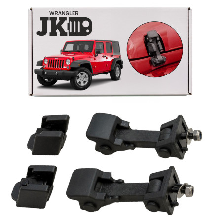 JEEP WRANGLER JK 2007-2018 FISSAGGI LATERALI COFANO OEM 55395653AG (Cod. AP-35554_A4x4)
