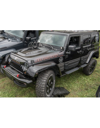 JEEP WRANGLER JK 2007-2018 FISSAGGI LATERALI COFANO OEM 55395653AG (Cod. AP-35554_A4x4)