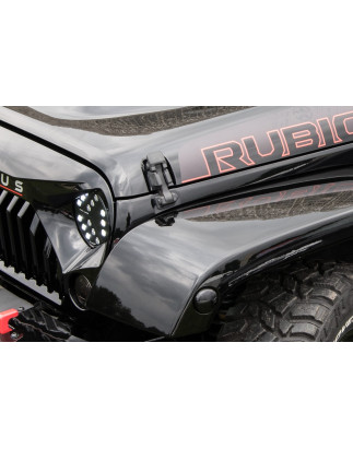 JEEP WRANGLER JK 2007-2018 FISSAGGI LATERALI COFANO OEM 55395653AG (Cod. AP-35554_A4x4)