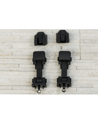 JEEP WRANGLER JK 2007-2018 FISSAGGI LATERALI COFANO OEM 55395653AG (Cod. AP-35554_A4x4)