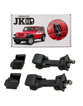 JEEP WRANGLER JK 2007-2018 FISSAGGI LATERALI COFANO OEM 55395653AG (Cod. AP-35554_A4x4)