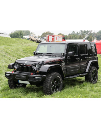 JEEP WRANGLER JK 2007-2018 FISSAGGI LATERALI COFANO OEM 55395653AG (Cod. AP-35554_A4x4)