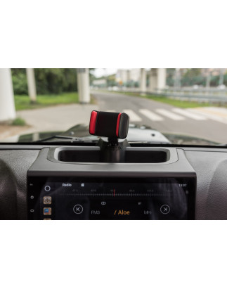 JEEP WRANGLER JK 2007-2018 SUPPORTO TELEFONO PER CONSOLE CENTRALE (Cod. AP-35556_A4x4)