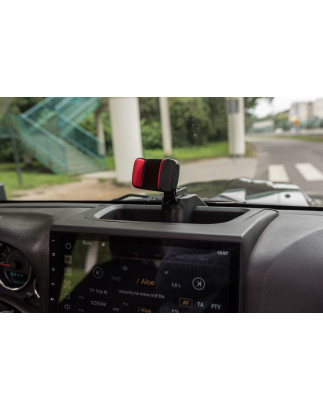 JEEP WRANGLER JK 2007-2018 SUPPORTO TELEFONO PER CONSOLE CENTRALE (Cod. AP-35556_A4x4)
