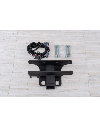 JEEP WRANGLER JK 2007-2018 SUPPORTO PER GANCIO 2'' CON CABLAGGIO (Cod. AP-35629_A4x4)