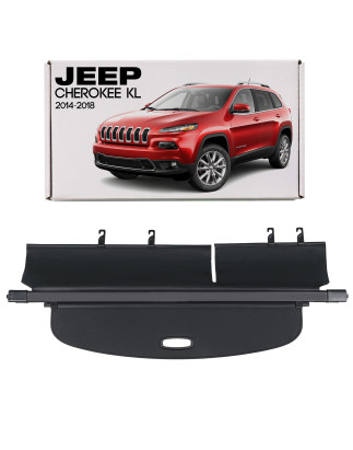 JEEP CHEROKEE V KL 2014-2018 PRE-RESTYLING CAPPELLIERA COPRIBAGAGLI NERA (Cod. AP-35630_A4x4)