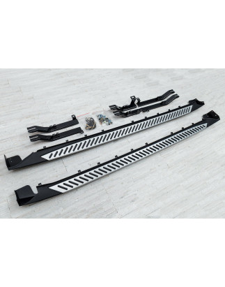 DODGE JOURNEY E 2008-2020 PEDANE LATERALI SOTTOPORTA (Cod. AP-35652_A4x4)