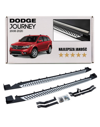 DODGE JOURNEY E 2008-2020 PEDANE LATERALI SOTTOPORTA (Cod. AP-35652_A4x4)