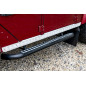 LAND ROVER DEFENDER 110 PEDANE LATERALI SOTTOPORTA TUBI STILE SVX ARGENTO LR008379 (Cod. AP-35656_A4