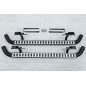 LAND ROVER DEFENDER 110 PEDANE LATERALI SOTTOPORTA TUBI STILE SVX ARGENTO LR008379 (Cod. AP-35656_A4
