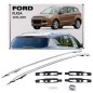 FORD KUGA MK2 II 2013-2019 BARRE LONGITUDINALI TETTO ARGENTO OEM DJ5Z7855100BA (Cod. AP-36363_A4x4) FORD KUGA MK2 II 2013-2019 BARRE LONGITUDINALI TETTO ARGENTO OEM DJ5Z7855100BA (Cod. AP-36363_A4x4)