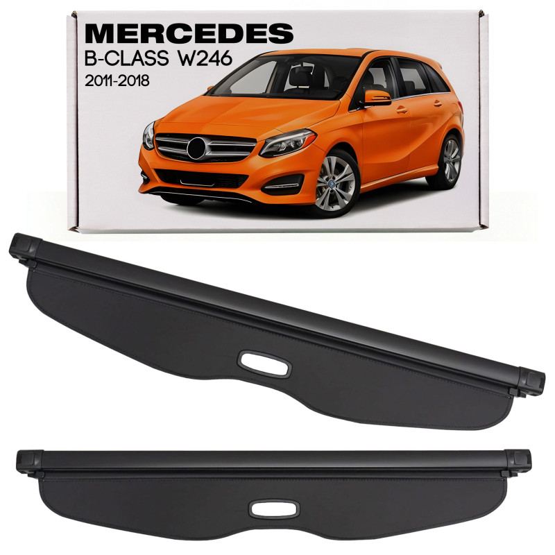MERCEDES B-CLASS W246 2011-2018 CAPPELLIERA COPRIBAGAGLI NERA A2468101800 (Cod. AP-36370_A4x4)