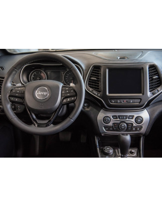 JEEP CHEROKEE V KL 2014-2023 DECORATIVA CORNICE CONSOLE CENTRALE (Cod. AP-36400_A4x4)