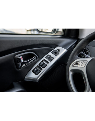 HYUNDAI IX35 2010-2015 DECORATIVE CORNICI INTERRUTTORI FINESTRINI (Cod. AP-36470_A4x4)