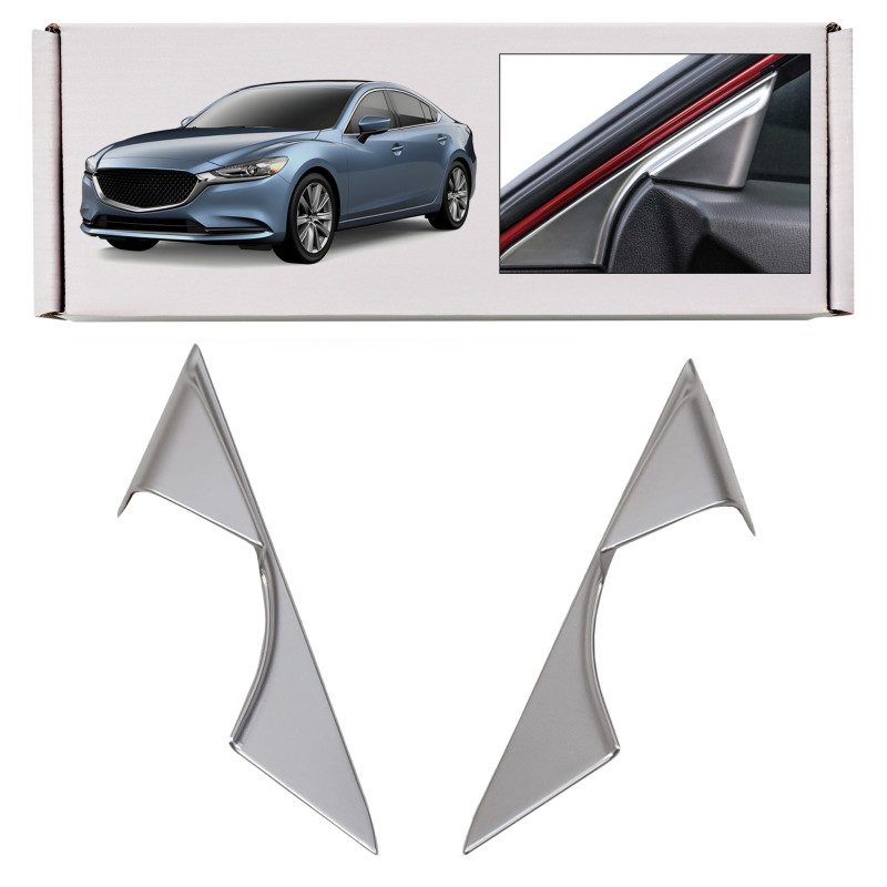 MAZDA 6 III GJ 2018+ DECORATIVA MODANATURA INTERNO MONTANTE CON SPECCHIETTO (Cod. AP-36486_A4x4)