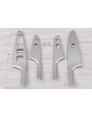 HYUNDAI TUCSON III 2015-2020 DECORATIVE CORNICI INTERRUTTORI FINESTRINI (Cod. AP-36516_A4x4)