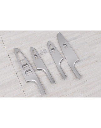 HYUNDAI TUCSON III 2015-2020 DECORATIVE CORNICI INTERRUTTORI FINESTRINI (Cod. AP-36516_A4x4)