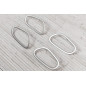 NISSAN X-TRAIL III T32 2014-2021 DECORATIVE CORNICI MANIGLIE INTERNI OUTLET (Cod. AP-36522_A4x4)
