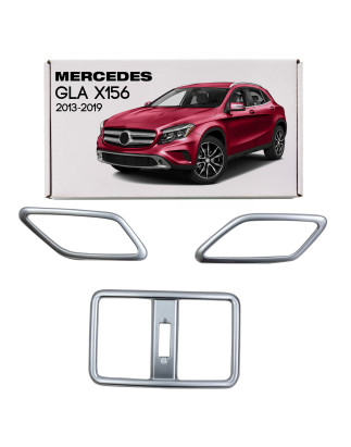 MERCEDES GLA X156 2013-2019 DECORATIVE CORNICI AERAZIONE (Cod. AP-36548_A4x4)
