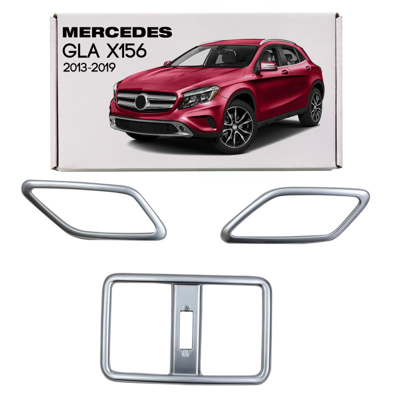 MERCEDES GLA X156 2013-2019 DECORATIVE CORNICI AERAZIONE (Cod. AP-36548_A4x4)