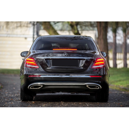 MERCEDES E-CLASS W213 2016-2020 PRE-RESTYLING DECORATIVA MODANATURA POSTERIORI LUCI FENDINEBBIA (Cod