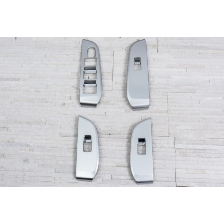SUBARU OUTBACK V BS 2014-2020 DECORATIVE RIVESTIMENTI INTERRUTTORI FINESTRINI (Cod. AP-36556_A4x4)