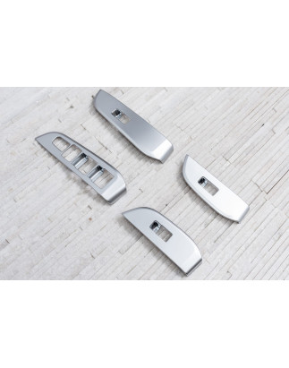 SUBARU OUTBACK V BS 2014-2020 DECORATIVE RIVESTIMENTI INTERRUTTORI FINESTRINI (Cod. AP-36556_A4x4)